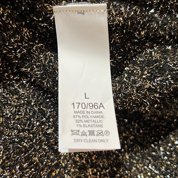 Kate Spade textured Metallic holiday top size Large - Picture 7 of 7